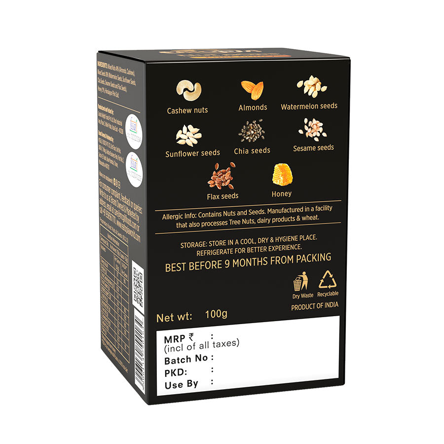 Nut Pops Energy Balls |Dry Fruits,Seeds,Pure Honey | Pack of 3 x 100gm each (30 pcs)