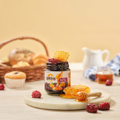 Real Fruit Honey Jam | No added preservatives, No Sugar Mixberry , Mulberry ( COMBO )