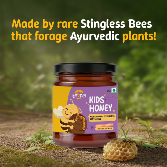 Little Stingless Bees Kids Honey | 100% Pure & Natural | Ayurvedic flower nectar, No adulteration, No added preservatives
