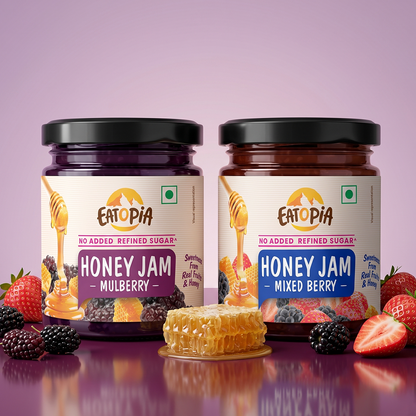 Mixedberry + Mulberry Honey Jam (Combo) | No refined sugar, No added preservatives