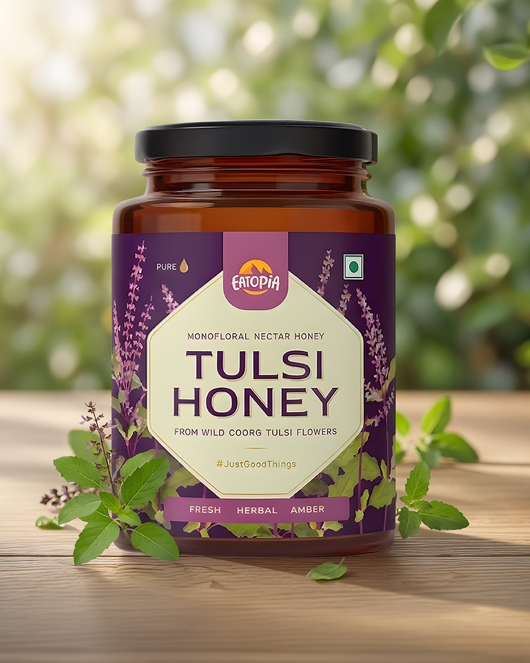 Tulsi Honey 100% Pure Natural  - World's best honey | No Sugar