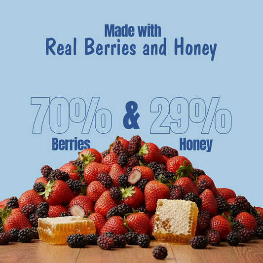 Mixedberry Honey Jam (Pack of 2) | 70% Real Berries, No refined sugar, No added preservatives