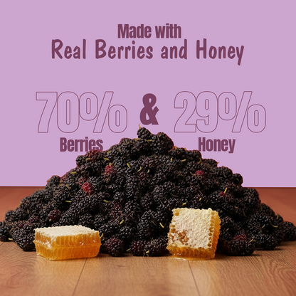 Mulberry Honey Jam (Pack of 2) | 70% Real Berries, No refined sugar, No added preservatives