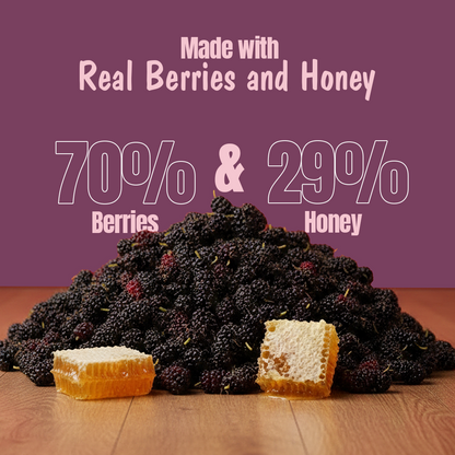 Mulberry Honey Jam | 70% Real Berries, 29% Honey | No refined sugar, No added preservatives