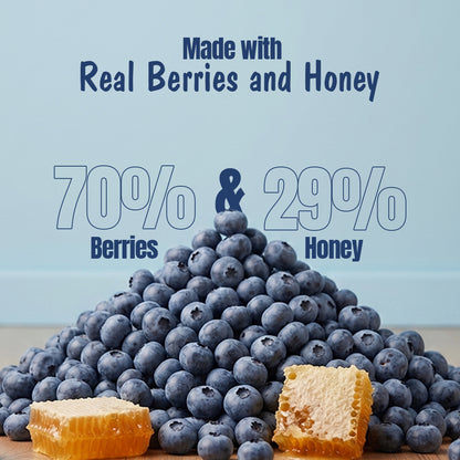 Blueberry Honey Jam | 70% Real Berries, 29% Honey | No refined sugar, No added preservatives