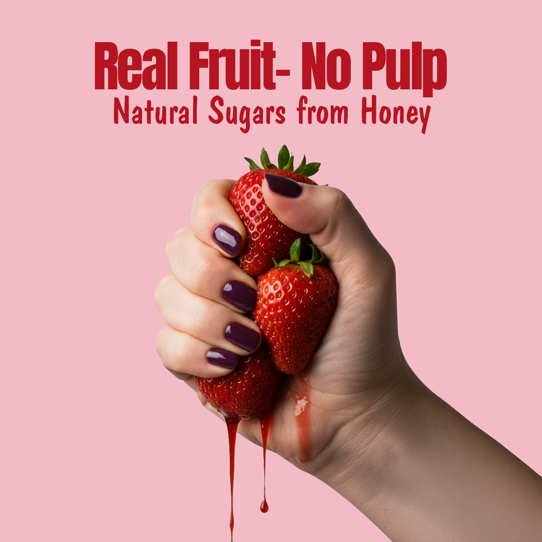 Strawberry Honey Jam | 70% Real Berries, 29% Honey | No refined sugar, No added preservatives