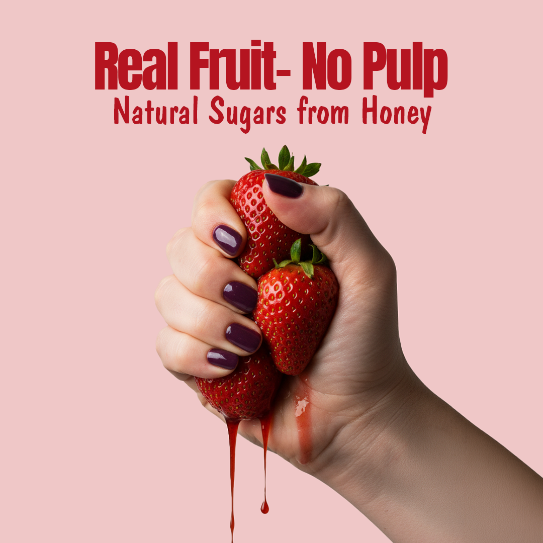 Strawberry Honey Jam (Pack of 2) | 70% Real Berries, No refined sugar, No added preservatives