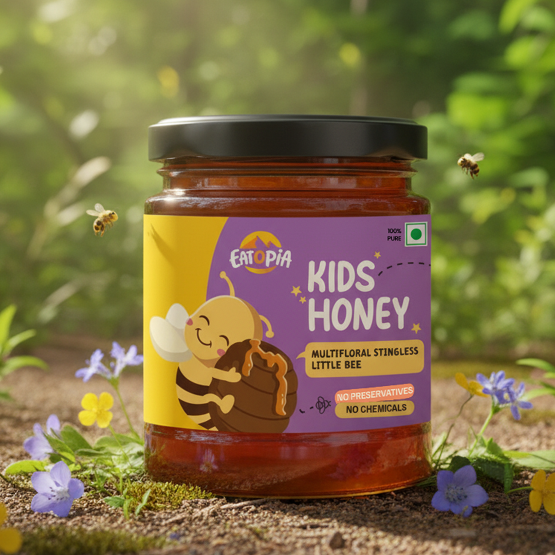 Little Stingless Bees Kids Honey | 100% Pure & Natural | Ayurvedic flower nectar, No adulteration, No added preservatives