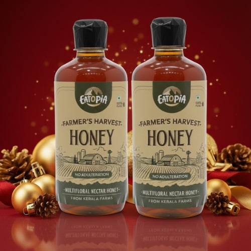 Pure Natural Farmer's Harvest Nectar Honey | No Sugar Adulteration( Squeezy ) | Pack of 2