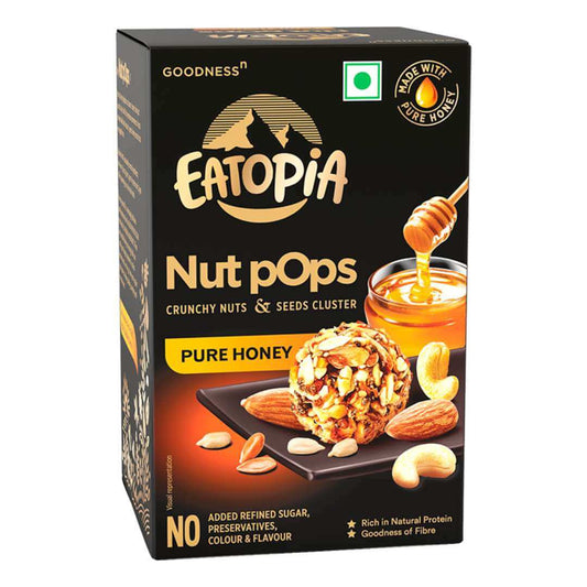 Nut Pops Energy Balls |Dry Fruits,Seeds,Pure Honey | 100 gm