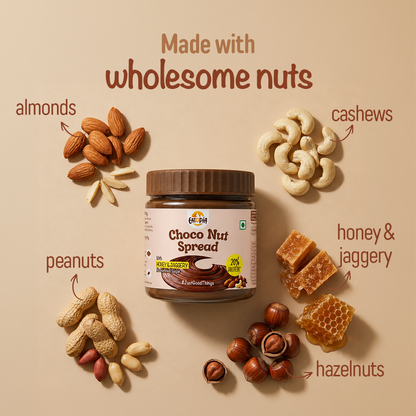 Choco Combo - Choco Nut Spread (360g) & Protein Choco Bite (100g)