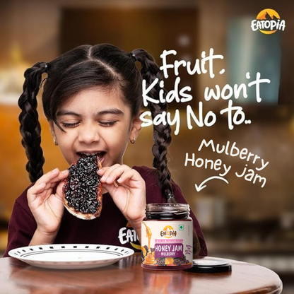 Real Fruit Mulberry Honey Jam | No added preservatives, colour, Refined sugar: Mulberry (Pack of 2)