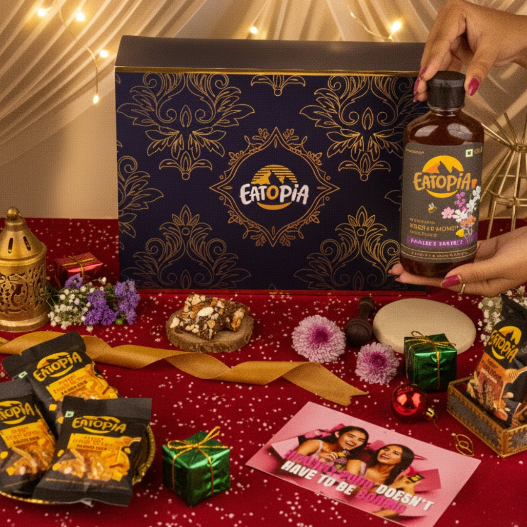 Gourmet Hamper - Farmers Harvest, Fruit Minis & Jam with Diya