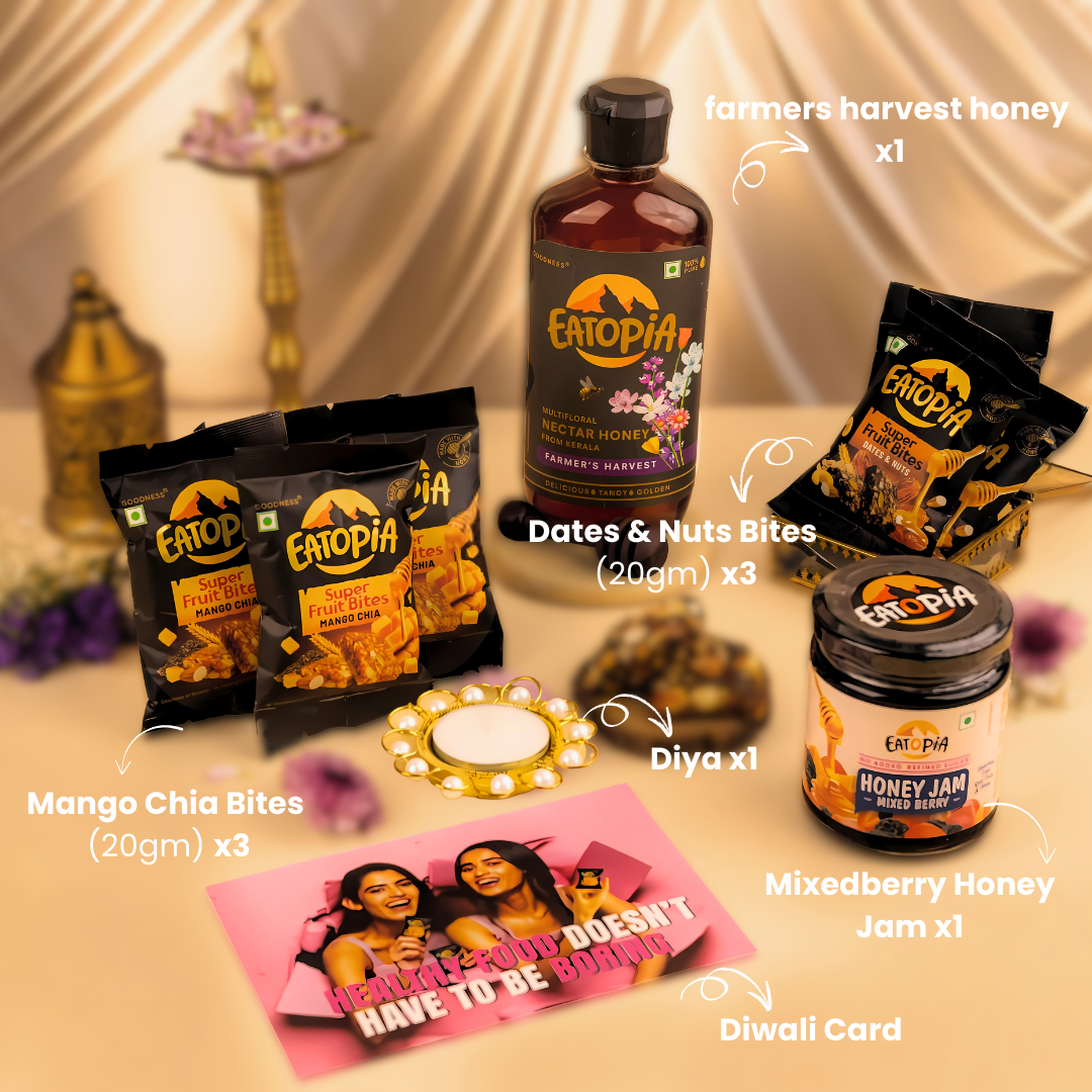 Gourmet Hamper - Farmers Harvest, Fruit Minis & Jam with Diya
