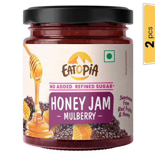 Pure honey jam, jam for kids, real fruit and pure honey jam, healthy jam, healthy breakfast