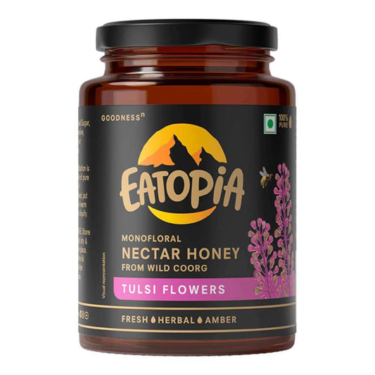 100% Pure Natural Original Tulsi Flowers Honey - World's best honey | No Sugar