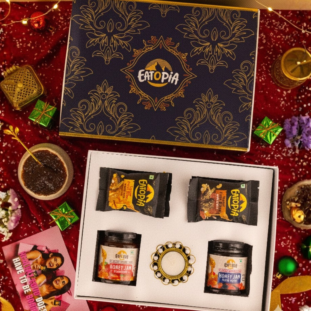 Premium Hamper - Fruit Minis & Jams with Diya