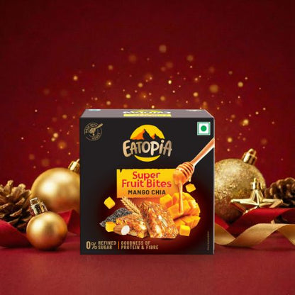 Fruit Minis Mango Chia |Dry Fruits Protein Bars |Healthy Energy Snacks - Pack of 2 (10 bars)