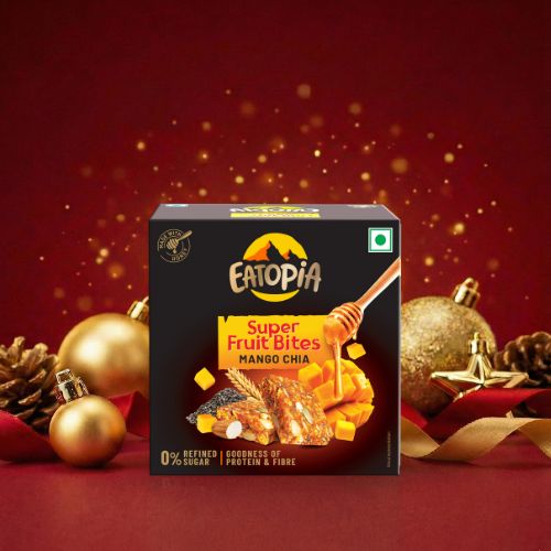 Fruit Minis Mango Chia |Dry Fruits Protein Bars |Healthy Energy Snacks - Pack of 2 (10 bars)