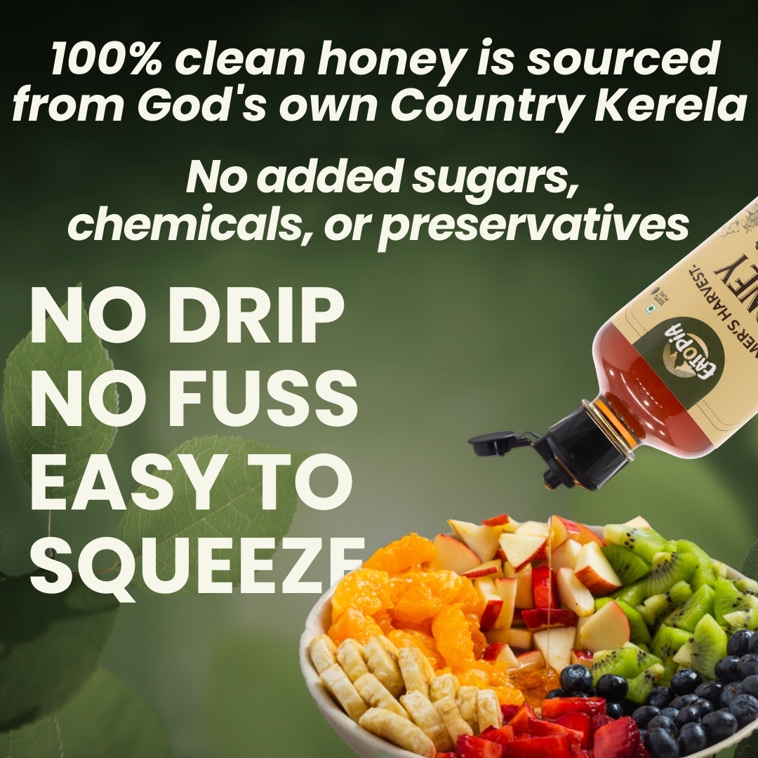 Pure Natural Farmer's Harvest Nectar Honey | No Sugar Adulteration( Squeezy )