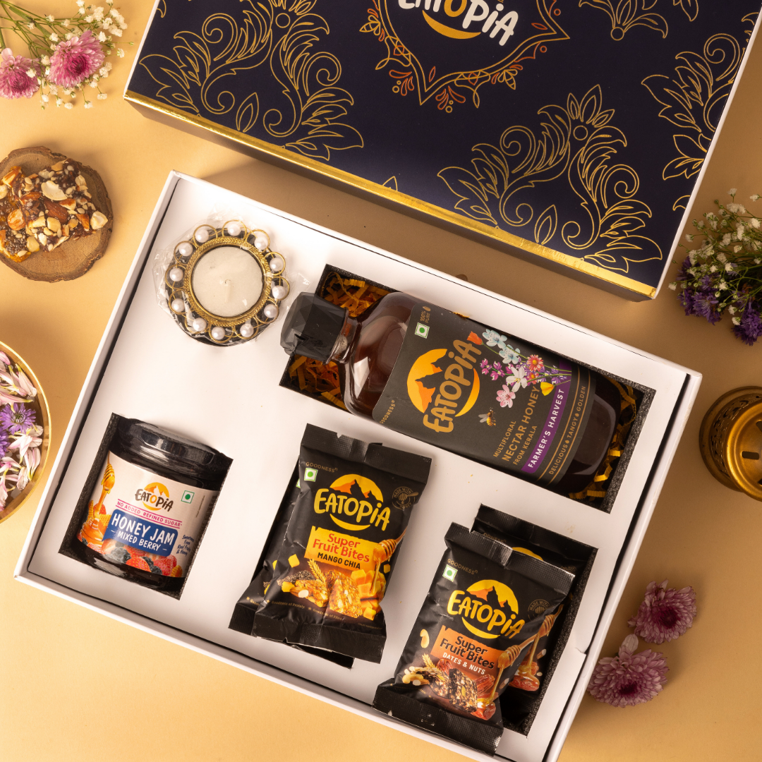 Gourmet Hamper - Farmers Harvest, Fruit Minis & Jam with Diya