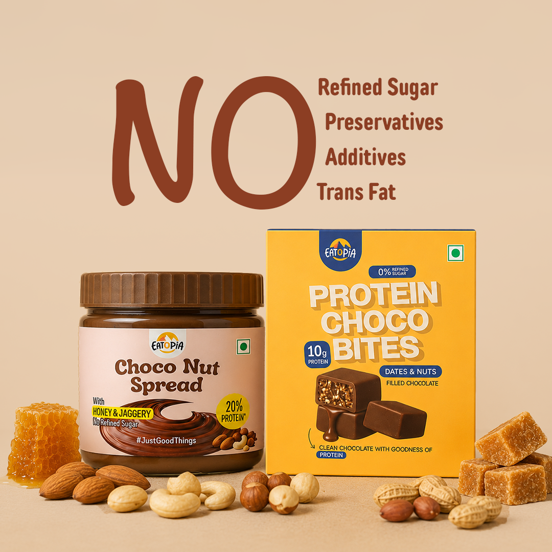 Choco Combo - Choco Nut Spread (360g) & Protein Choco Bite (100g)