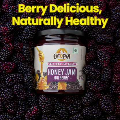 Real Fruit Mulberry Honey Jam | No added preservatives, colour, Refined sugar: Mulberry (Pack of 2)