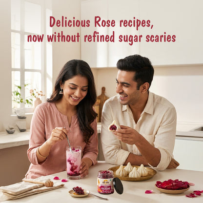 Honey Gulkand 240g | No Refined Sugar | No Mishri | Prepared with Honey