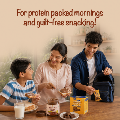 Choco Combo - Choco Nut Spread (360g) & Protein Choco Bite (100g)