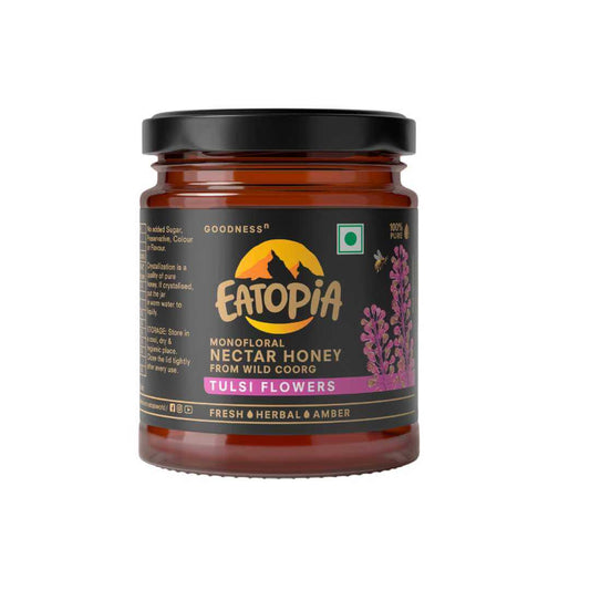 Tulsi Honey 100% Pure Natural  - World's best honey | No Sugar -250g
