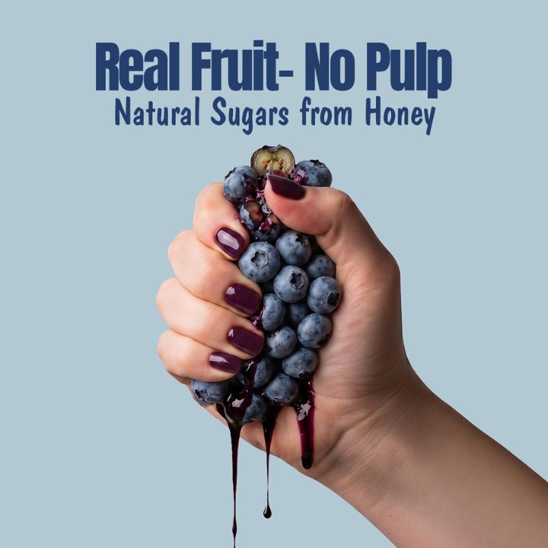 Blueberry Honey Jam | 70% Real Berries, 29% Honey | No refined sugar, No added preservatives