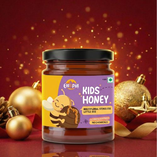 100% Stingless Bees Natural,Pure Kids Little Bee Immunity Building Honey | Medicinal plants