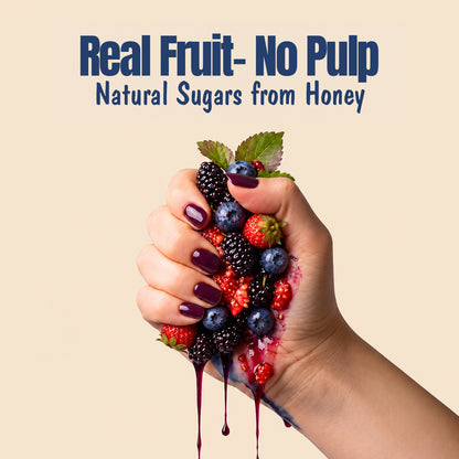 Assorted Pack of 3 | Blueberry Honey Jam + Mixed Berry Honey Jam + Strawberry Honey Jam (240g+240g+240g)| No refined sugar, No added preservatives