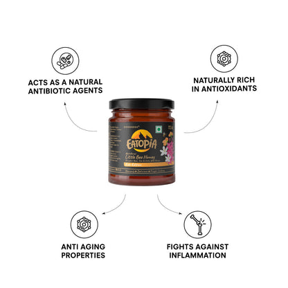 Kids Little Bee Pure Natural Immunity Building Honey (Stingless Bees)