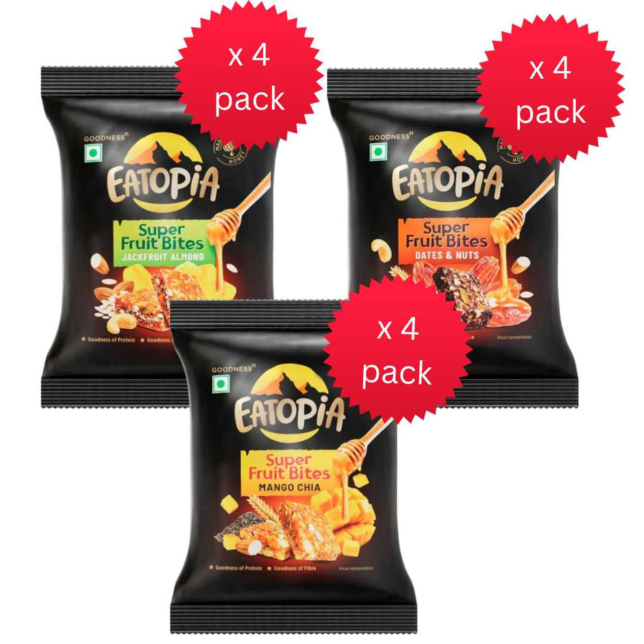 Eatopia Protein Energy Bars | Fruit & Nut Snacks | Buy Online