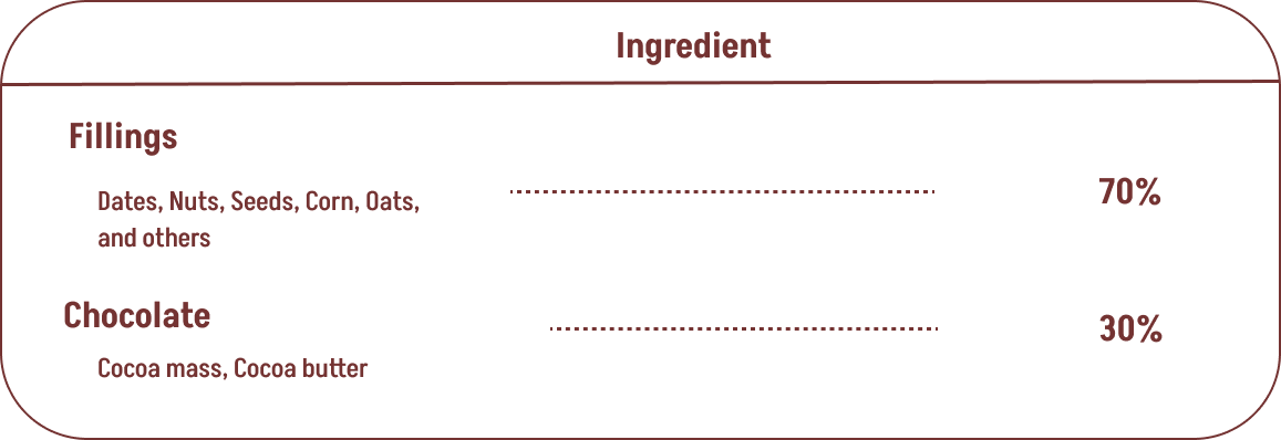 Protein Choco Bites | 10g Protein | Dates & Nuts Chocolate Protein Bar | Energy bar | 100g