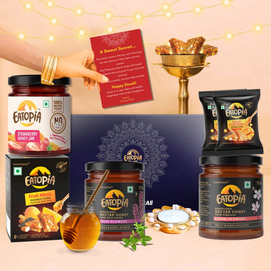 Divine Diwali Treats | Diwali hamper with free Diya