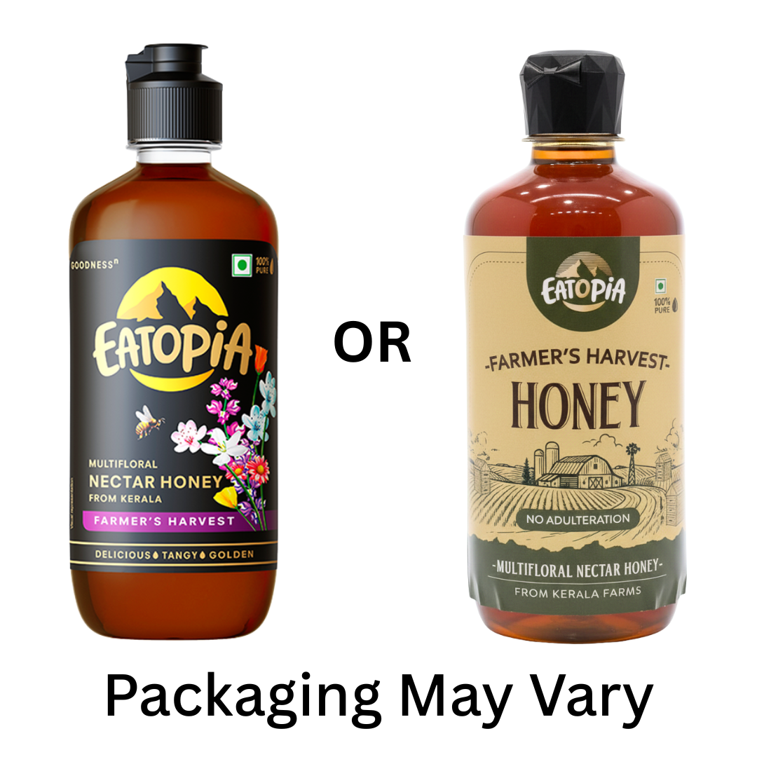 Pure Natural Farmer's Harvest Nectar Honey | No Sugar Adulteration( Squeezy ) | Pack of 2