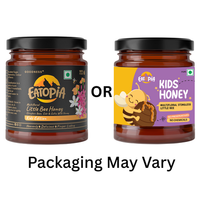 100% Stingless Bees Natural,Pure Kids Little Bee Immunity Building Honey | Medicinal plants
