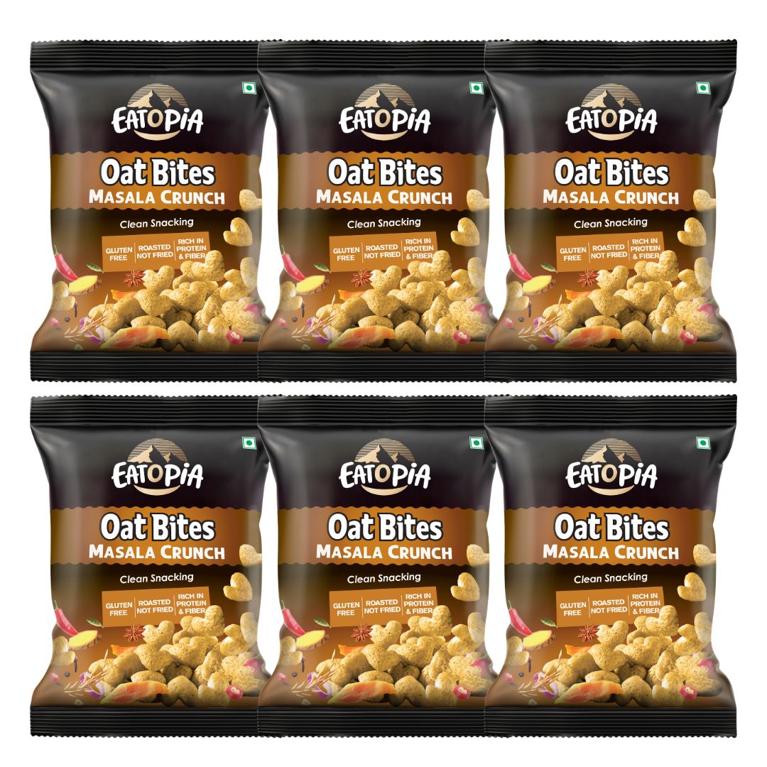 Oat Bites Freebie (Pack of 6) - Masala Crunch