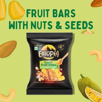 Fruit minis Dry Fruits Protein Bars |Healthy Energy Snack| Dates (6 pack),Jackfruit (6 pack)