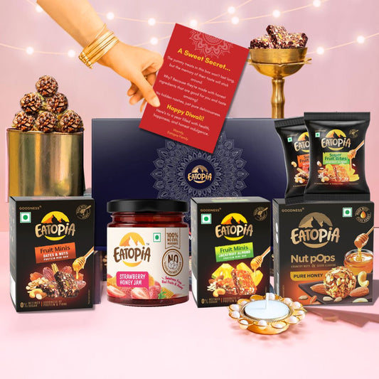 The Fruity Four | Diwali Gift Hamper with Free Diya