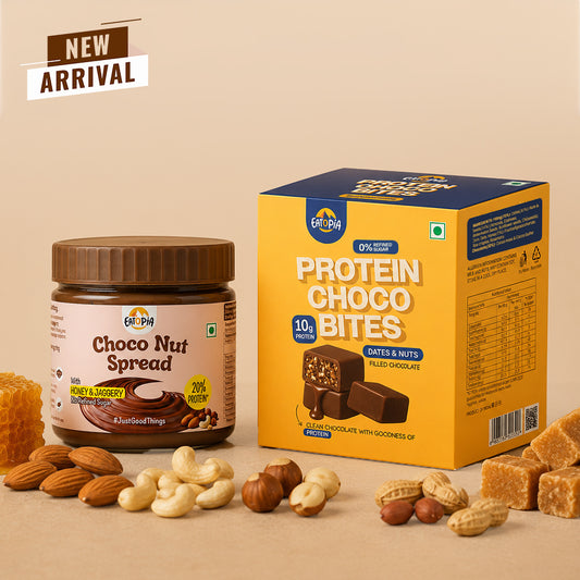 Choco Combo - Choco Nut Spread (360g) & Protein Choco Bite (100g)